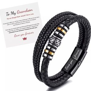 To My Grandson Bracelet